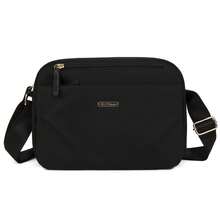 Multineos Comercial Ombra Large Women's Crossbody Bag Waterproof Nylon - 黑色 - 查看 2