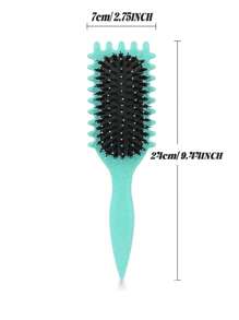 Set de cepillos definidores de rizo, cepillo de cabello con ranuras para desenredar, dar forma y definir rizos para mujeres, peine, herramientas para el cabello, productos y accesorios para el cabello, esenciales de viaje para peluquería y salón de belleza