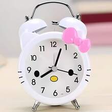 Mositu 1pc Cute Mute Desk Alarm Clock, Bedside Display Clock, Creative Children Bedroom Accessory Gift