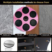 Agilithor Smart Music Boxing Mat, Boxing Wall Mounted Machine With Boxing Gloves, Boxing Equipment For Adults, Electronic Music Boxing Bag, LED Punching Trainer Electronic Music Boxing Mat