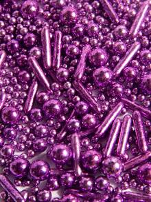 85g/3oz Glitter Sugar Pearls - Shinning Decorations Sprinkle For Cakes, Ice Cream Sundaes, Chocolate Truffles, Macarons, Cupcakes, Waffles, Donuts, Lollipops, Fondant, Dessert Tables | DIY Birthday/Wedding/Graduation/Retirement/Christmas/Valentine's Day Party Supplies | Non-Melting Sparkle Toppings For Bakeries, Home Baking,For Decoration Only. Not Edible