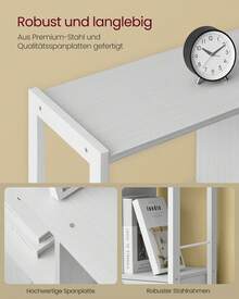 VASAGLE Bookcases - 白色 - 查看 5