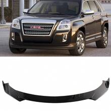 Glossy Black Front Bumper Lip Spoiler Splitter For GMC Terrain - Default - View 1