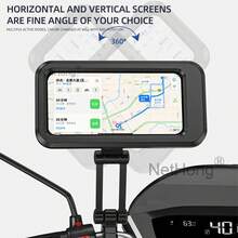 NetHong 360° Bicycle Motor Bike Waterproof Phone Case Mount Holder For All Mobile Phones,Phone Sticky Pad,Mobile Holder,Suction Phone Case,Bike Accessories,Car Phone Holder - Black - View 7