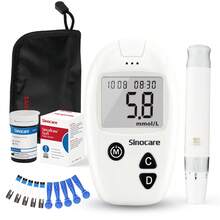 Sinocare Accu Blood Glucose Monitor Fullset In Mmol/L With 50 Test Strips - KIT With 50 Strips - View 2