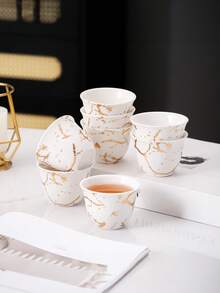 1 件/6 件/8 件/12 件陶瓷杯，适用于厨房、餐厅、客厅、礼品，适用于茶、咖啡、牛奶、果汁、婚礼、派对、生日 - 彩色 - 查看 5