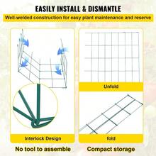 6 Pack Square Folding Tomato Cages 39" Plant Support Stake Tower PVCcoated Steel Tomato Cage Towers For Tomato Plants Eggplants Cucumber Climbing Plants And More - 11.8"x5pack - View 8