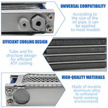 Motorcycle Oil Cooler Gy6 125cc 150cc Oil Cooler Motocross Radiator For Suzuki 125 Jog 70cc 90cc 110cc 140cc Horizontal Engine Modification, Motocross Modification , Motorbike, Motocross, Motorcycle Accessories, Pit Bike Accessories - one-size - View 4