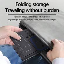 LED Fast Wireless Charger Stand 3 In 1 Foldable Charging Station For I Phone 16 15 14 13 12 A Pple Watch 9 8 7 6 5 Air Pods Pro