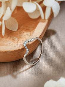 1 pièce Bague en forme de X en argent sterling 925 pour femmes, bijoux fins, cadeau de fête rétro pour les filles et les enseignantes