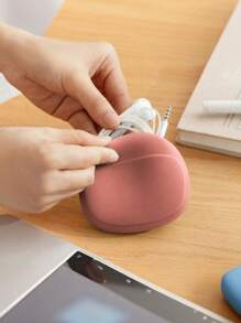 Estuche organizador portátil de silicona para cables de auriculares, compacto y conveniente para almacenar auriculares, cables, unidades USB, llaves y otros accesorios digitales pequeños