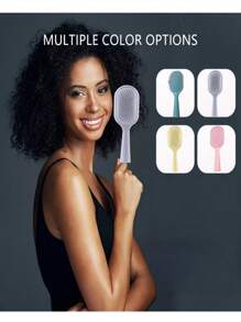 Peigne à air macaron de couleur très attrayant, antistatique et doux. Peigne à coussin d'air pour le massage. Peigne à queue pointue pour les soins des cheveux. Peigne de coiffure, de maquillage et de coiffure. Petit peigne à dents denses.