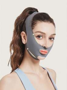 1 件女士灰色日夜绷带睡眠面罩，适合日常佩戴