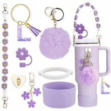 Accesorios de decoración de la Copa , Tapa de pajita de 8-9 mm, Botas de silicona compatibles con vasos de 30 y 40 onzas de la Cup, regalo de Navidad para niñas, regalo DIY creativo, decoración de Acción de Gracias, decoración de regalo para amigos, decoración de fiesta de Navidad, accesorios , vaso de Navidad, útiles escolares