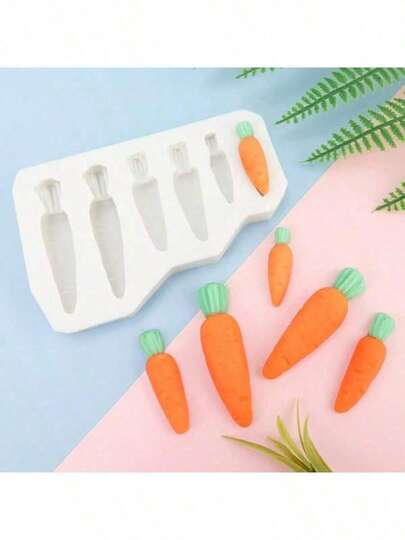 Assorted Size Carrot Shaped Silicone Molds