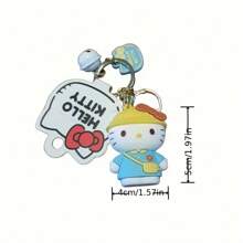 Sanrio 1pc Sanrio Cute Hello Kitty Keychain, Anime Themed Decoration Pendant, Suitable For Phones, Bags, Hanging Ornaments, Birthday, Holiday, Party Gifts