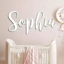 1 pièce Plaque de nom en bois personnalisée, nom personnalisé, cadeau personnalisé, plusieurs options de couleurs, style traditionnel, à fixer au mur, sans alimentation électrique, décoration unique pour la chambre, fait main, durable et longue durée, convient pour la Fête des enfants, fête, anniversaire, mariage, remise de diplôme, Noël, cadeau décoratif personnalisé