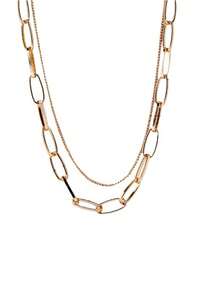 1pc Fashionable Stainless Steel Chain Necklace For Women For Daily Decoration - Yellow Gold - View 12