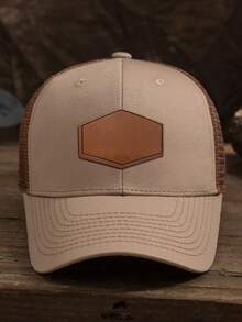 1 pieza Gorra de béisbol de malla con grabado láser personalizable, unisex, se puede personalizar con tu texto/nombre/logotipo/eslogan, casual al aire libre con protección UV, ajustable, transpirable, gorra de béisbol de malla, gorra de camionero, regalo para amigos/niños/adolescentes/padres/parejas/San Valentín/Día de la Madre