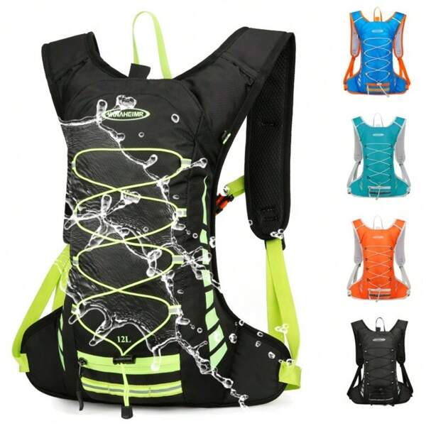 Mochila plegable para montañismo al aire libre, de gran capacidad, impermeable, ultra ligera y resistente al desgaste para ciclismo y viajes diarios