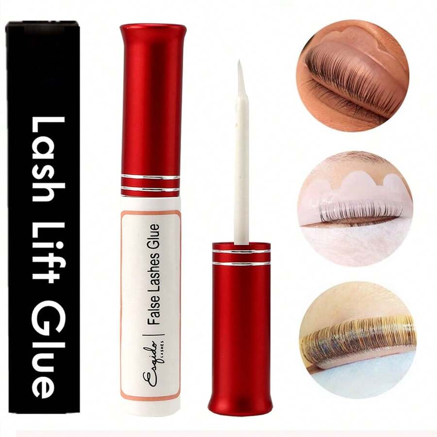 1 buah Lem Pengangkat Bulu Mata, Lem Pengangkat Bulu Mata untuk Mengangkat dan Mengeriting Bulu Mata, Lem Pengeriting Bulu Mata dengan Daya Rekat Kuat, Tidak Iritasi, Tidak Berbau, 6ml - Clear - View 1