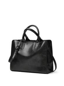 Nuevo bolso de mano de estilo vintage de alta gama, minimalista y versátil para mujer con correa ajustable y desmontable, adecuado para salir, citas, ir al trabajo, oficina y uso diario