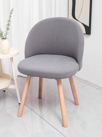 Funda de silla elástica gruesa de estilo nórdico simple, funda de silla de respaldo bajo curvo, funda de silla europea alienígena, funda de silla universal para cafetería y restaurante occidental