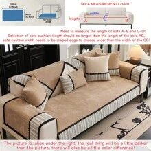 Four Seasons Universal Chenille Non-Slip Sofa Cushion Light Luxury Thick Seat Cushion Cover Blanket Warm Cover Towel Backrest Towel Armrest Towel Pet Pad Bedroom Office Sofa Protective Cushion Cover Decorative Pad Can Also Be Used For Bedside Pad Living Room Pad Baby Crawling Mat 1/2/3/4 Seat Sofa Cushion 1 Piece Gifts Birthday Graduation Sofa Cover Couch Cover Sofa Covers Room Decor Living Room Decor
