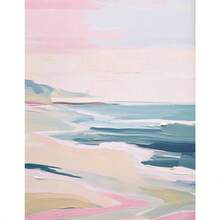 1pc Preppy Summer Coastal Oyster Sea Shell Posters And Printed Canvas Painting Wall Art Pictures Home Interior Decor Optional Frame ,Wall Art With Frame - Multicolor - View 30