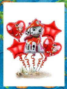 Paw Patrol 9 Paw Patrol Themen Party Dekorationen Fünf-Stück Ballon Sets, mit einer großen Auswahl an Stilen zur Auswahl. Geburtstagsparty Geschenke, Geburtstagsparty Veranstaltungsort Dekoration und Fotorequisiten, Feiertags Party Aggregations Dekorationsartikel, Familien Zusammenkunft Party Hintergrund Dekorationsballons, Halloween, Weihnachten, Erntedankfest, Kindertag, Schulanfang, Muttertag