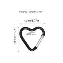 5 Pcs Shaped Carabiners | Pink Multi-Function Keychains For Camping, Hiking, Keychains And Travel Accessories