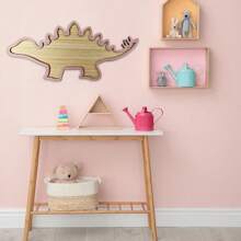 1pc Customizable Children's Dinosaur Theme Nameplate Decor - Personalized Name Signage, Dinosaur Bedroom Plaque, Kids Room Creative Decoration, Dinosaur Lover Gift, Birthday Party Decor, Children's Room Wall Decoration. Customize Your Son's Bedroom With Our Dinosaur Nameplate.