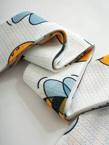 1 件条纹折叠门帘，无需钻孔，清新简约日式窗帘，适用于厨房、走廊、浴室、卧室，可悬挂窗帘杆 - 彩色 - 查看 10