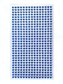 1入組水鑽什錦貼紙簡單多用途貼紙適用於DIY工藝品手冊拼貼卡片裝飾