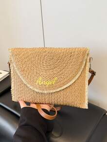 1 Piece Of Customized Popular Solid Color Fashion Shoulder Bag, Versatile Item, Fashionable Darling, Suitable For Mother'S Day Gift For Mom, Suitable For Women To Go Out, Travel, Shopping, Dating Daily Use. Customized Personalized Name Or Holiday Information - Multicolor - View 4