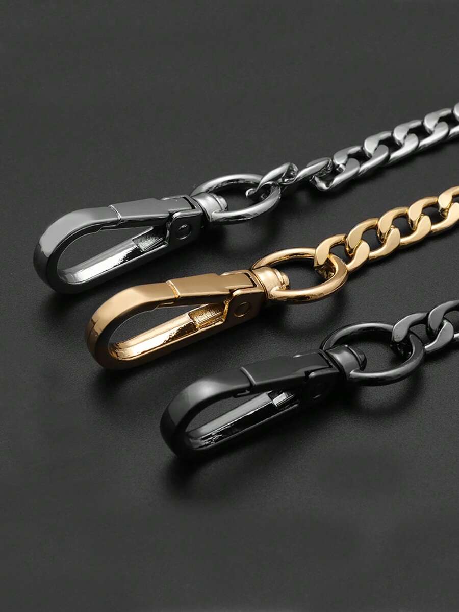 1 PIEZA Nuevo accesorio de moda para hombre: Cinturón, billetera, llavero multifunción, cadena para pantalones, cadena para el Body, cadena de metal simple y elegante de 41.5 cm, regalo de estilo Hip Hop