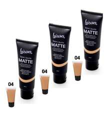 Kit C/3 Matte Liquid Foundation Luisance L5001 5 Colors - 3 Uni Color 04 Hides Small Imperfections - View 1