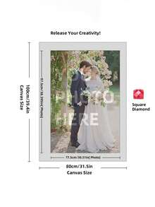 5D Custom Diamond Art Painting, DIY Personalized Photo Your Own Picture, Painting By Pictures Kits, Paint Numbers For Adults Kits Full Drill Adults, Customized Private Picture - Multicolor - View 79