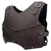 1 chiếc áo giáp ngực Viking cổ điển thời trung cổ hai lớp, trang phục hiệp sĩ chiến binh, đạo cụ biểu diễn sân khấu lễ hội COSPLAY Halloween - Nhiều màu - Xem 3