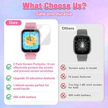 ERUN Children's Smart Game Watch 26 Games Alarm Clock Music Player Mini Camera Outdoor Flashlight Boy/Girl Birthday Gift School Supplies Graduation Season Children's Day Surprise - Multicolor - View 9