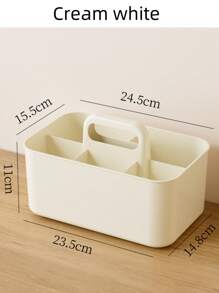 Minimalist Portable Storage Box, Suitable For Snack, Cosmetic, Office Desktop Organizer Basket, Kitchen & Bathroom Caddy, Desk Top Acrylic Transparent Storage Box, Pen Holder, Book Stand, Document Shelf