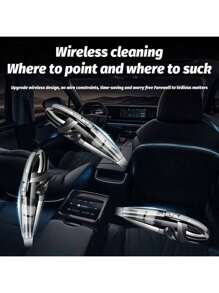 Vacuum Cleaner For Car Portable Vacuum Cleaner Wireless Handheld Vacuum Cleaner, Efficient Home And In Car Cleaning, Father's Day Gift Mother's Day Gift