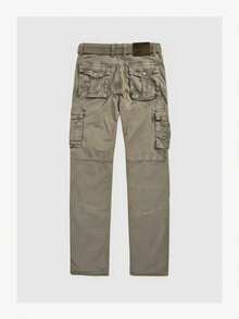 男士工装裤 - 直筒裤 - 多口袋裤 - 户外运动裤 - 山地户外裤 - 直筒裤 - 时尚休闲裤 - 2025 新款裤子 - 日系风 - 含免费腰带 - 都市功能性户外运动 - 运动休闲先锋 - 街头休闲 - 度假休闲迷彩图案全/全球/通用版型休闲户外运动工装裤高品质军事风格 - 卡其色 - 查看 4