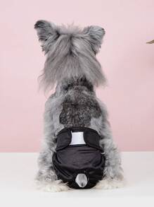 1 Pantalon sanitaire femelle de chien de couleur unie, pantalon menstruel, pantalon physiologique de chien, couches interchangeables et lavables, couches pour chiens, pantalon physiologique de période menstruelle, équipement spécial pour chiens
