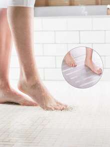 5pcs Transparent Non-Slip Stickers For Bathroom, Shower, And Stairs - Versatile Sizes & Shapes, Easy ApplyBathroom Accessories Bathroom Organizer - White - View 4