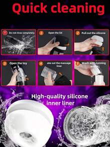 Male Masturbator Sex Toy Adult Toy Male Sex Toy With 7 Thrust And 7 Rotation Modes, Both Hands Free Pocket Pussy Sex Machine With Visual Window And Suction Base Electric Penis Pump Sex Toy Male Masturbator Sex Toy Pocket Pussy Male Masturbator
