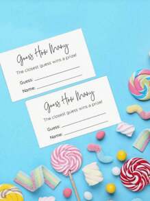 100pcs Bride Game Cards, Funny Wedding Party Games Suitable For Bridal Shower, Bachelorette Party, Birthday Party, Graduation Party, Family Gathering, Wedding Decorations
