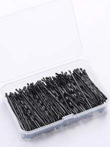 50/150pcs Ladies Simple Solid Color Invisible Hair Clips, Wavy Hair Clips, Hair Accessories For Women