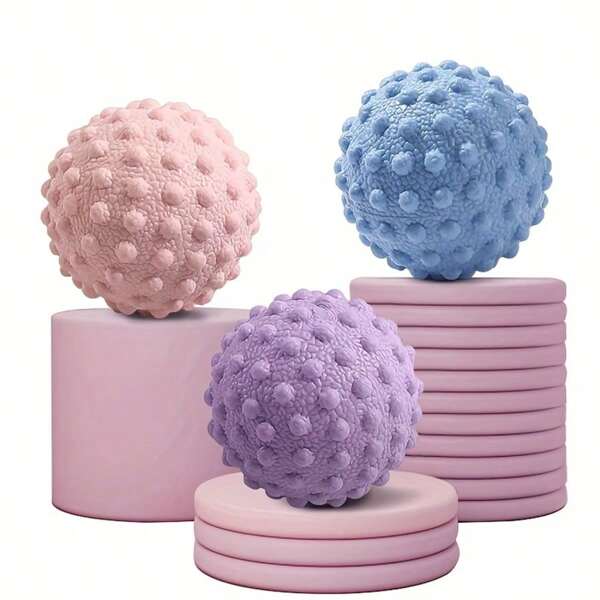 Fitness Massage Ball, Foot Shoulder Neck Back Arm Muscle Relaxation Fascia Ball, TPE Yoga Pilates Massage Ball For Men Women