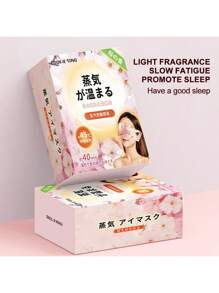 10Pcs Set Steam Eye Mask Relieve Eye Fatigue Improving Sleep Quality Self-Heating Sleep Masks For Eye Care, Disposable Warm Compress Eye Shades, Soothing, Eliminate Dark Circles Under The Eyes Constant Temperature Control, Ultra Long Time Hot Compress